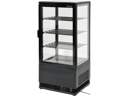 WITRYNA CHŁODNICZA 78L 42X38X96 CZARNA