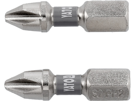 BITY 1/4"X25 MM PH2 2 SZT NI