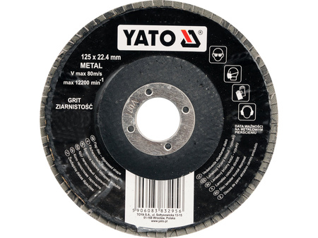 ŚCIERNICA LISTKOWA WYPUKŁA 125mm P40