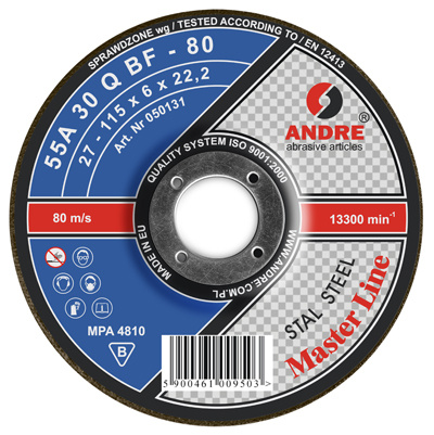 ŚCIERNICA 27-230x8x22,2 95A24T BF-80 EXTRA