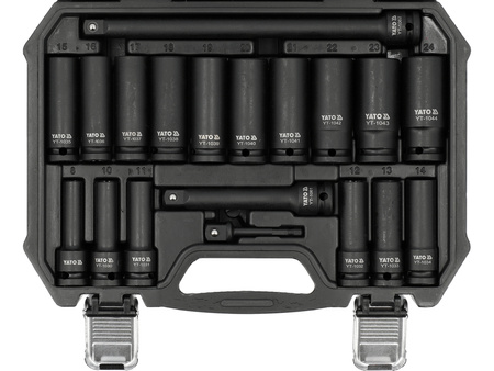 ZESTAW NASADEK UDAROWYCH DŁUGICH 1/2"