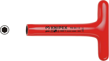 KLUCZ IZOLOWANY 13 MM TYP T" RUROWY KNIPEX