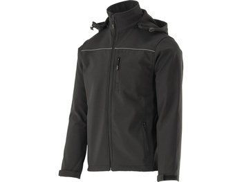 KURTKA SOFTSHELL Z KAPTUREM OBSIDIAN ROZM. L