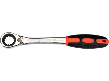 KLUCZ OCZKOWY ODGIĘTY Z GRZECHOTKĄ 15MM