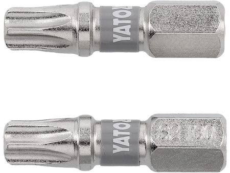 BITY 1/4"X25 MM T30 2 SZT NI