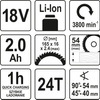 PILARKA 165MM 18V