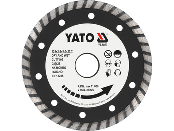TARCZA DIAMENTOWA, SEGMENT TURBO 125 MM