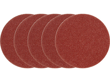 KRĄŻKI ŚCIERNE 125MM /RZEP/, P80, 5 SZT.