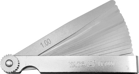 SZCZELINOMIERZ 100MM 17LISTKÓW 0,02-1 MM