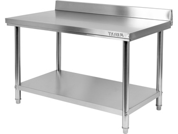 SKŁADANY STÓŁ PRZYŚCIENNY Z PÓŁKĄ 1600X700XH850+100MM