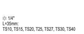 KOMPLET KLUCZY TRZPIENIOWYCH TS 7SZT