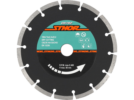 TARCZA DIAMENTOWA "SEGMENT" - HS 180MM