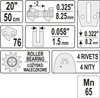 PROWADNICA ŁAŃCUCHA DO PILAREK 20" .325U