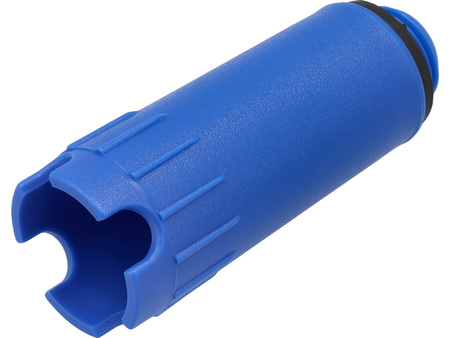 KOREK HYDRAULICZNY, INSTALATORSKI 1/2" Z USZCZELKĄ NIEBIESKI