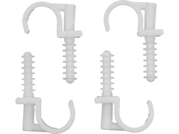 UCHWYTY MONTAŻOWE, INSTALATORSKIE Z KOŁKIEM SZYBKIEGO MONTAŻU DO RUR 20MM 4SZT.