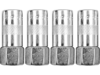 ZESTAW KOŃCÓWEK 4-SZCZĘKOWYCH DO SMAROWNIC, 4 SZT.