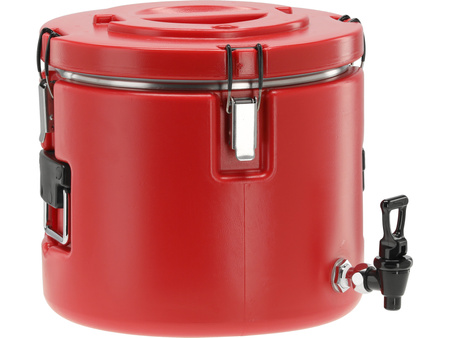 TERMOS TRANSPORTOWY OKRĄGŁY Z KRANIKIEM 15L