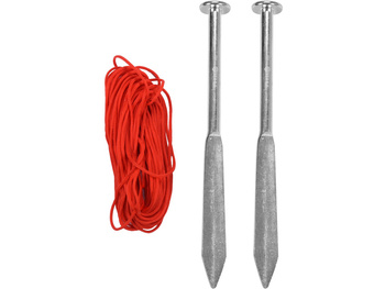 SZPILKI  MURARSKIE, STALOWE,160 MM Z LINKĄ 10 M