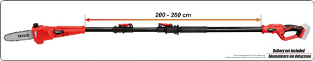 OKRZESYWARKA TELESKOPOWA 18V BEZ AKUMULA