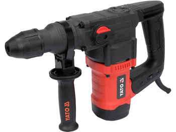 MŁOT UDAROWO-OBROTOWY SDS+ 1100W, 3 FUNKCJE (KUCIE, WIERCENIE Z UDAREM I BEZ UDARU), W KOMPLECIE WIERTŁA I DŁUTA