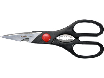 NOŻYCZKI KUCHENNE  Z OTWIERACZEM I DZIADKIEM DO ORZECHÓW