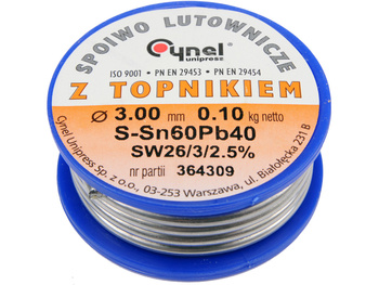 SPOIWO LUTOWNICZE SN60PB40  3,0/100