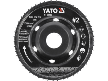 FREZ, TARNIK PEŁNY, WYPUKŁY 120X12 NR2 NA SZLIFIERKĘ KĄTOWĄ