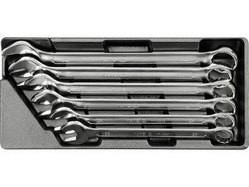 WKŁAD DO SZUFLADY KLUCZE PŁASKO-OCZKOWE 22- 32MM 6CZ.