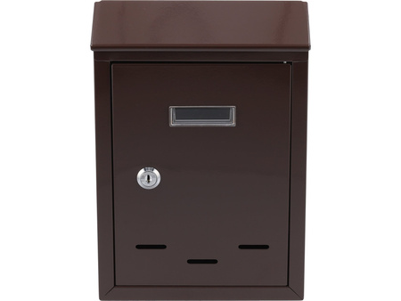 SKRZYNKA NA LISTY 285X200X60MM BRĄZOWA