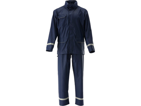 ZESTAW PRZECIWDESZCZOWY NAVY STRETCH ROZM. 3XL