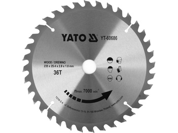 TARCZA WIDIOWA DO DREWNA 235X36TX25,4MM
YT-82153