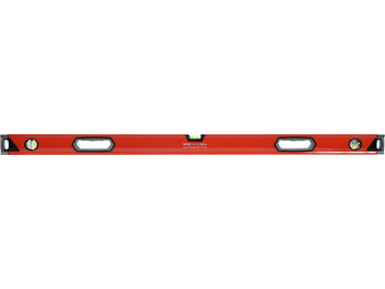 POZIOMNICA ALUMINIOWA 1200 MM, 3 LIBELLE, DWA UCHWYTY, DOKŁADNOŚĆ 0,5 MM/M