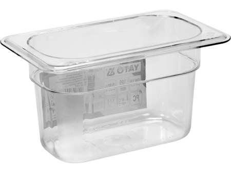 POJEMNIK GASTRONOMICZNY GN 1/9 100MM PC
