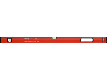 POZIOMNICA MAGNETYCZNA 1000 MM, PROFIL ALUMINIOWY, LAKIEROWANY, DWIE LIBELLE, UCHWYT, DOKŁADNOŚĆ 0,5 MM/M