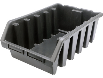 POJEMNIK MAGAZYNOWY  CZARNY XL 333 X 500 X 187