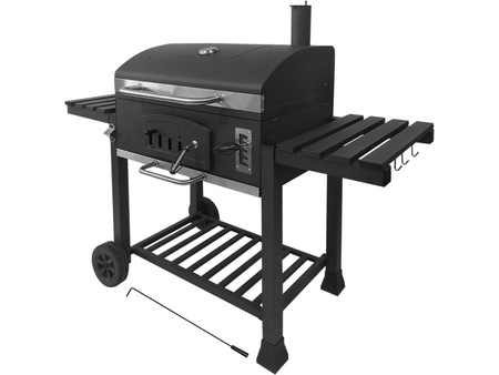 GRILL WĘGLOWY DELUXE XXL ŻELIWNY RUSZT 71X46CM