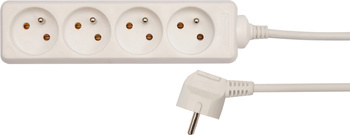 PRZEDŁUŻACZ ELEKTR./BIAŁY/ 4G Z/U  5M