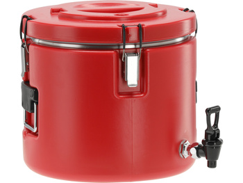 TERMOS TRANSPORTOWY OKRĄGŁY Z KRANIKIEM 15L