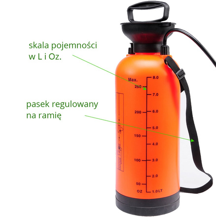OPRYSKIWACZ CIŚNIEN. RĘCZNY 8L, SPRAYER