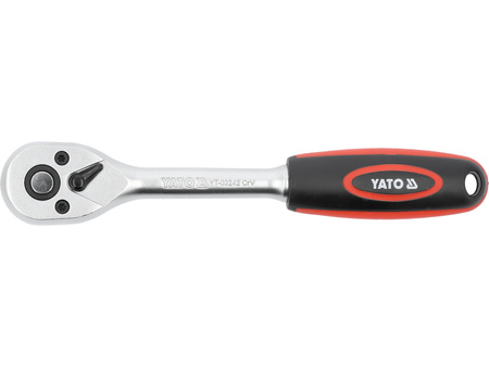 GRZECHOTKA PROSTA Z PŁASKĄ RĘKOJEŚCIĄ 3/8" 90T