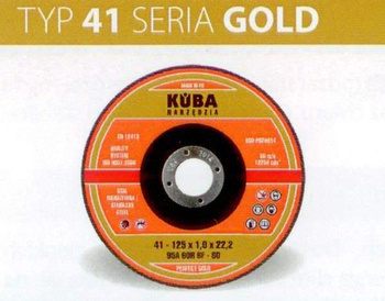 TARCZA 41 125X1,6X22,2 95A46RBF-80 PERFECT GOLD