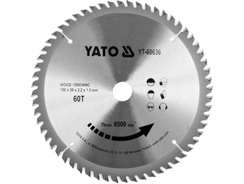 TARCZA WIDIOWA DO DREWNA 190X60TX20MM
DLA YT-82150