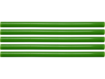 KLEJ TERMOTOPLIWY 11,2X200MM 5SZT KOLOR ZIELONY