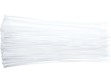 OPASKI PLASTIKOWE 100X2,5 100SZT. BIAŁE