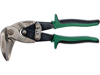 NOŻYCE DO CIĘCIA BLACHY, KĄTOWE, PRAWE, 225MM.