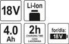 AKUMULATOR 18V LI-ION 4,0 AH