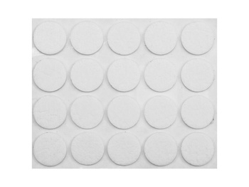 PODKŁADKI FILCOWE 20 MM BIAŁE