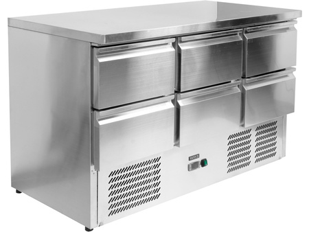 STÓŁ CHŁODNICZY Z 6 SZUFLADAMI - LINIA 700