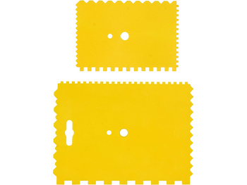 PACE PLASTIKOWE DO KLEJU ZĘBATE 2SZT 178X132MM I 133X91MM.