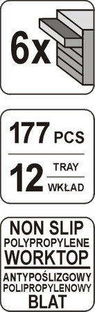 SZAFKA SERWISOWA Z NARZĘDZIAMI 177CZ.